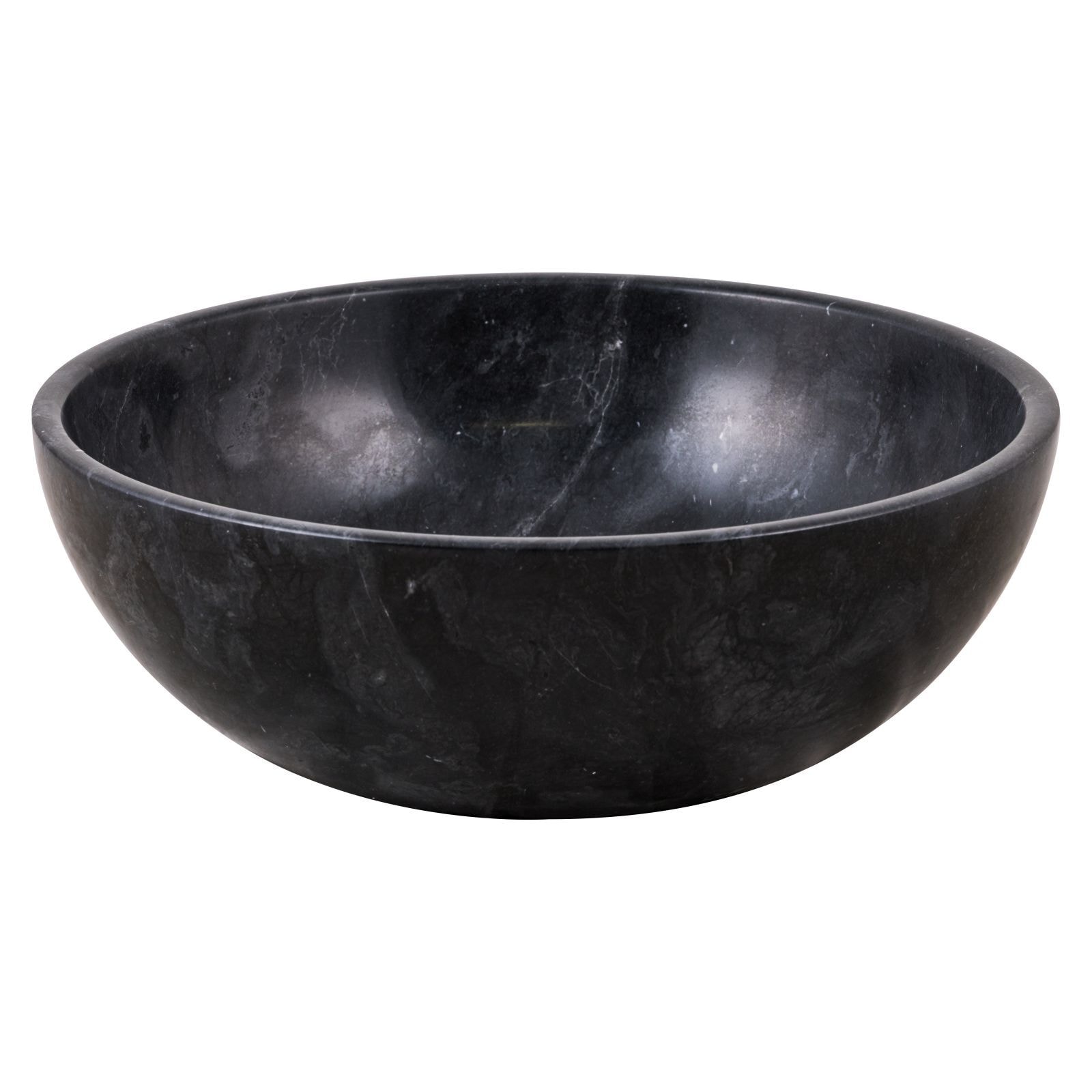 GemLook GL240 håndlavet vask i sort marmor Ø40 cm