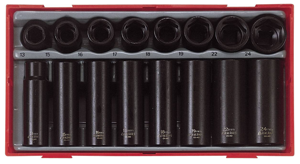 Teng Tools TT9116N krafttopsæt 1/2" 16 dele