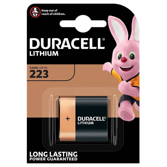 Duracell electronics batteri ultra foto 6V DL223.Pakke med 1 stk.