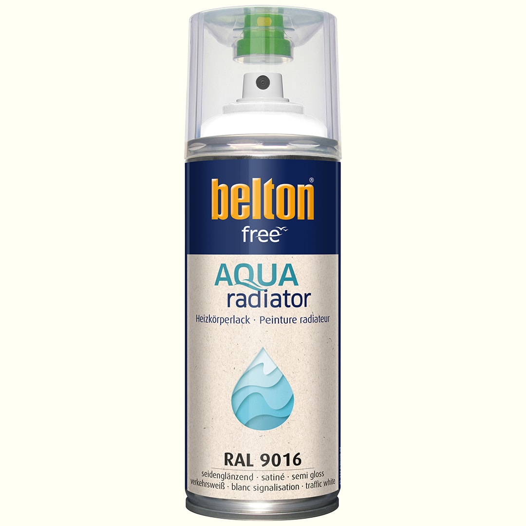 Belton Free semi gloss farvespray til radiator