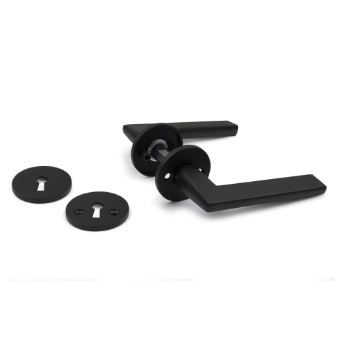 Habo Denver dørgreb sort inkl. nøgleskilt