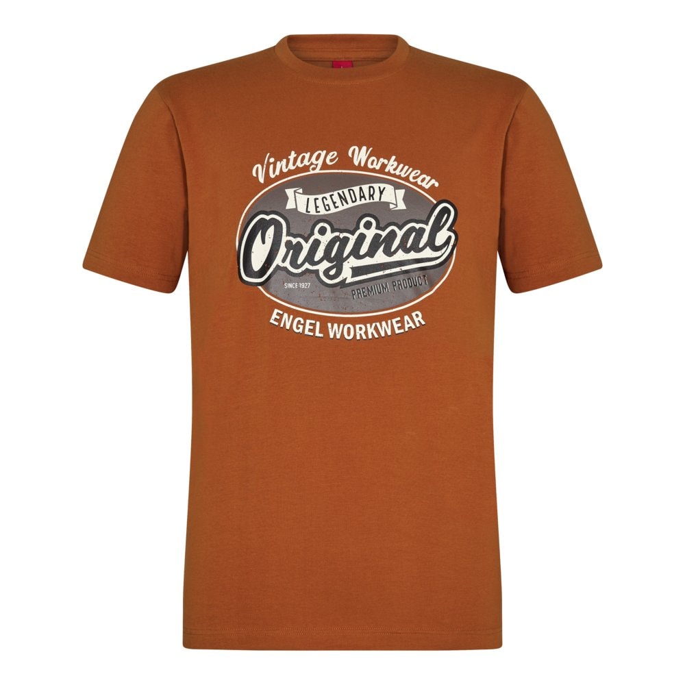 Engel Extend t-shirt dark caramel str. 4XL