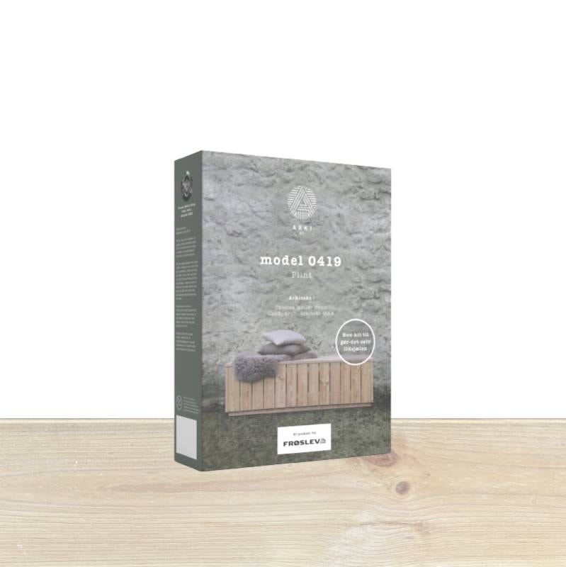 ARKI byg-selv kit plint/havebænk i NTR trykimprægneret fyr