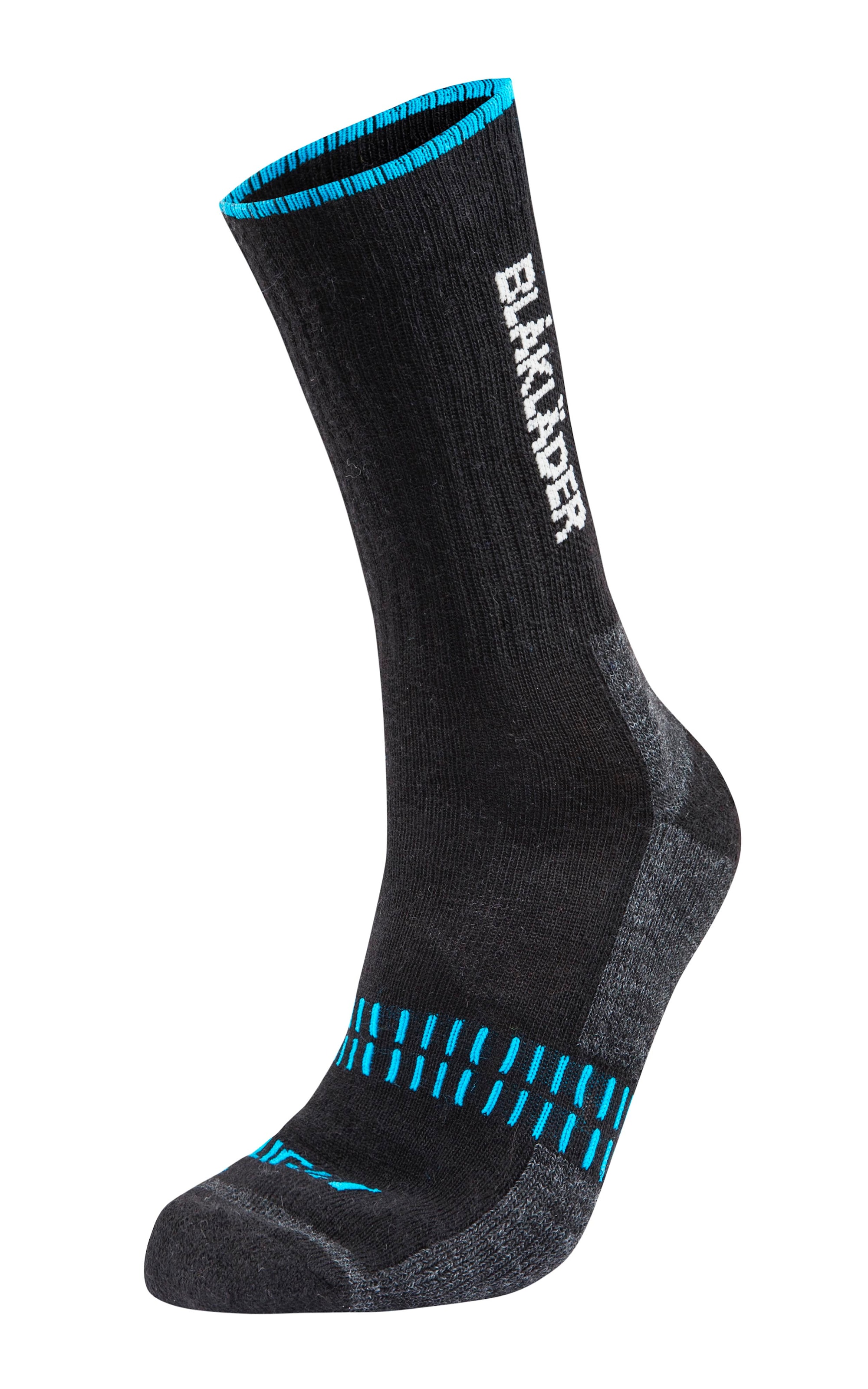 Blåkläder Light sok sort/neon blå 45-48