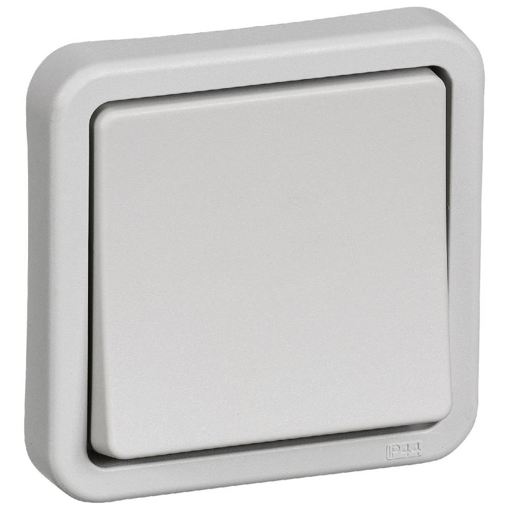 LK Opus 74 afbryder lysegrå 1-pol IP44