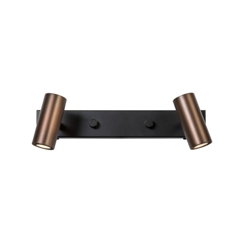 Belid Cato dobbelt vægspot i oxid/sort 9,5 cm GU4