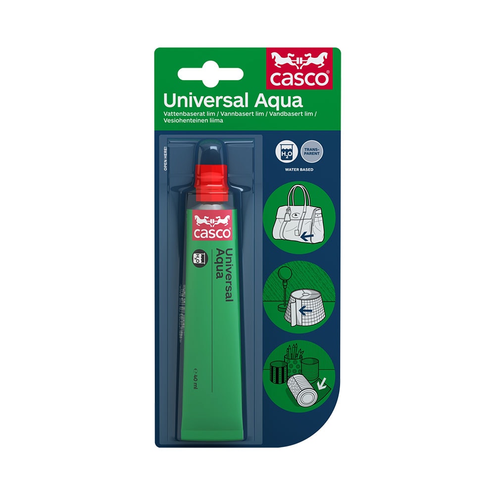 Casco Universal Aqua husholdningslim vandbaseret 40 ml