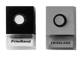 Friedland by Honeywell Pushlite ringetryk i sort D723