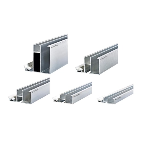 Rias sideprofil med gummilister til 32 mm termotag 6000 mm - Plasttag, Tagmaterialer