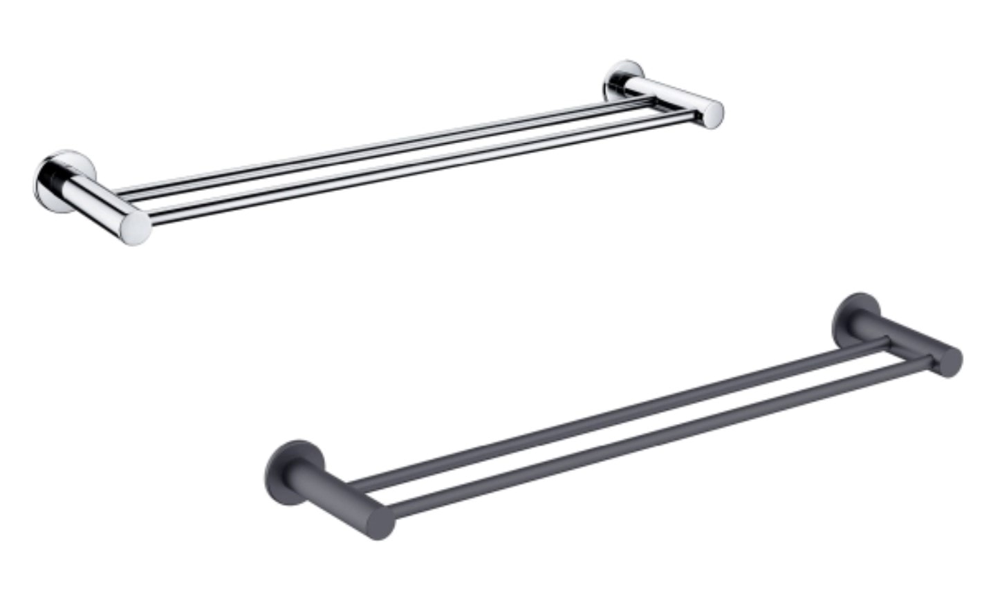 Bathlife Avlasta håndklædestang i krom dobbelt 60 cm