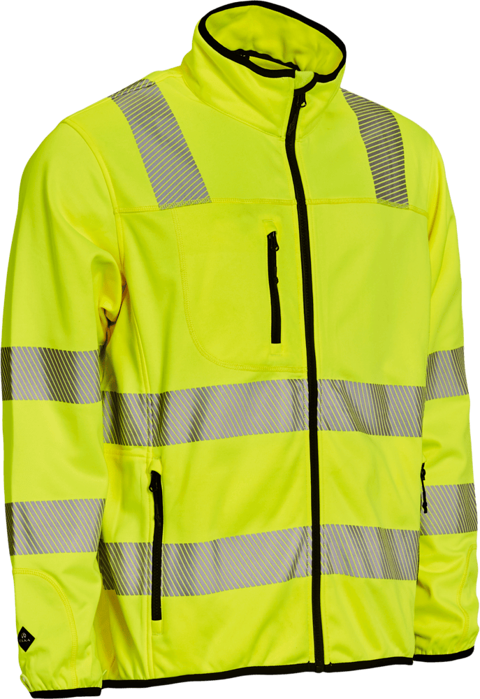 Elka Visible Xtreme Midlayer Zip-In Jakke - Fl. gul - 5XL