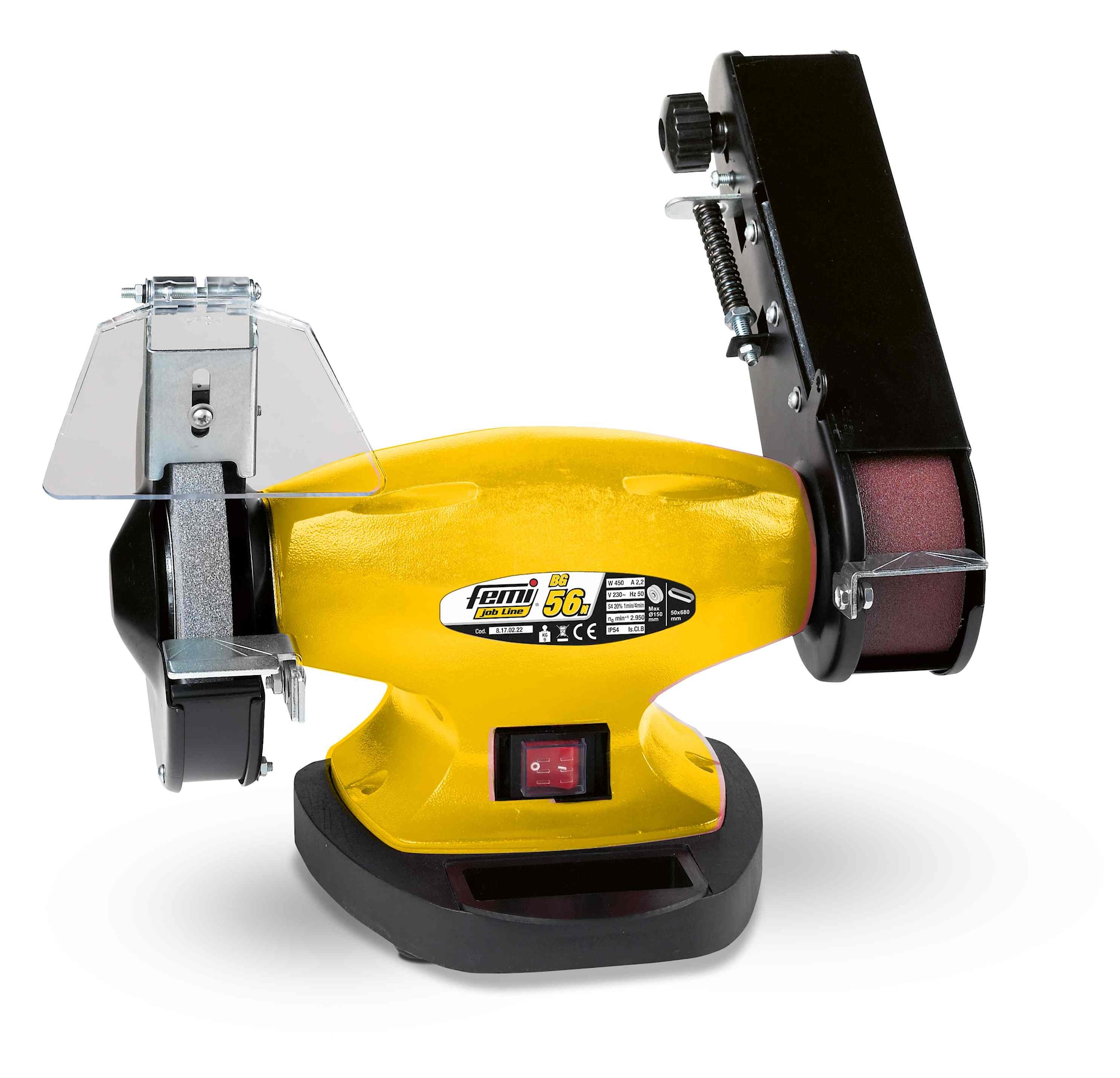 Femi Jobline bænk/båndsliber 150 mm sten 50 x 680 mm bånd 450W