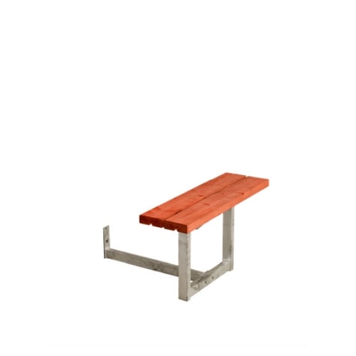 Plus Basic påbygning grundmalet teak til bord/bænkesæt