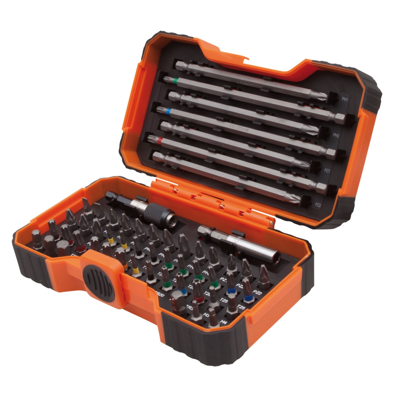 Bahco bits-sæt lange/korte 54 dele