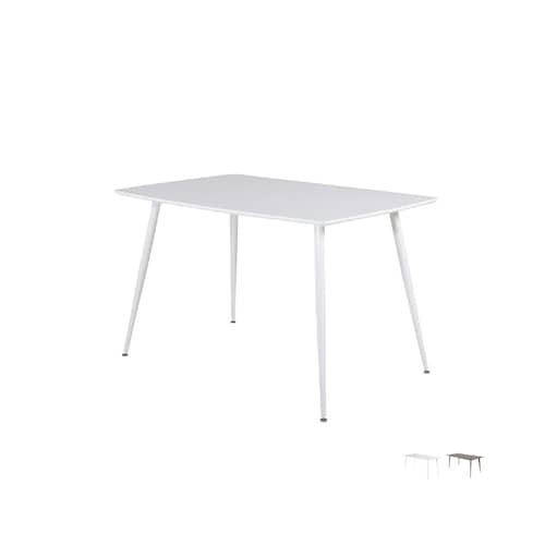 Venture Design Polar spisebord i hvid 120 x 80 cm