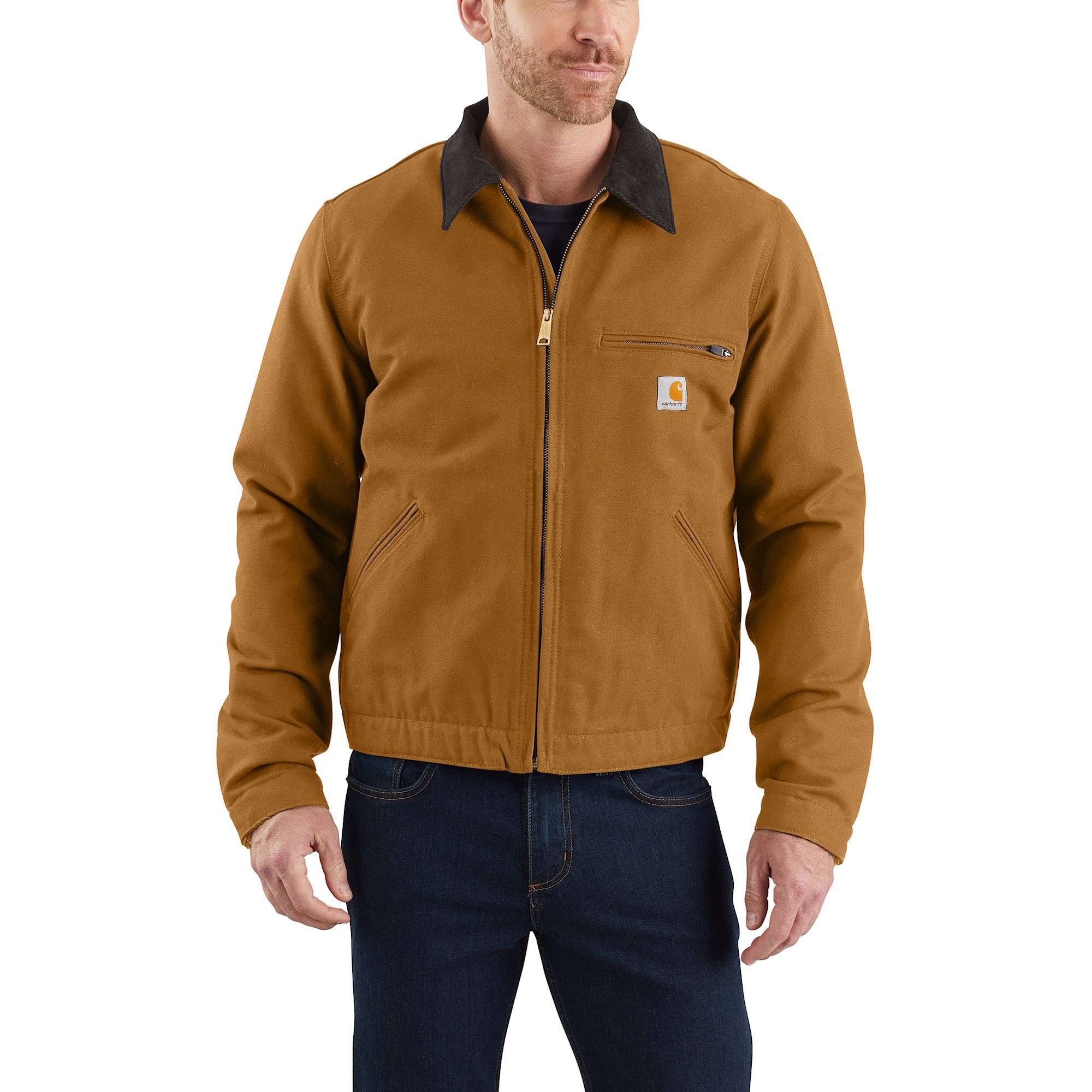 Carhartt Duck Detroit Jacket Men's Carhartt® Brown XL