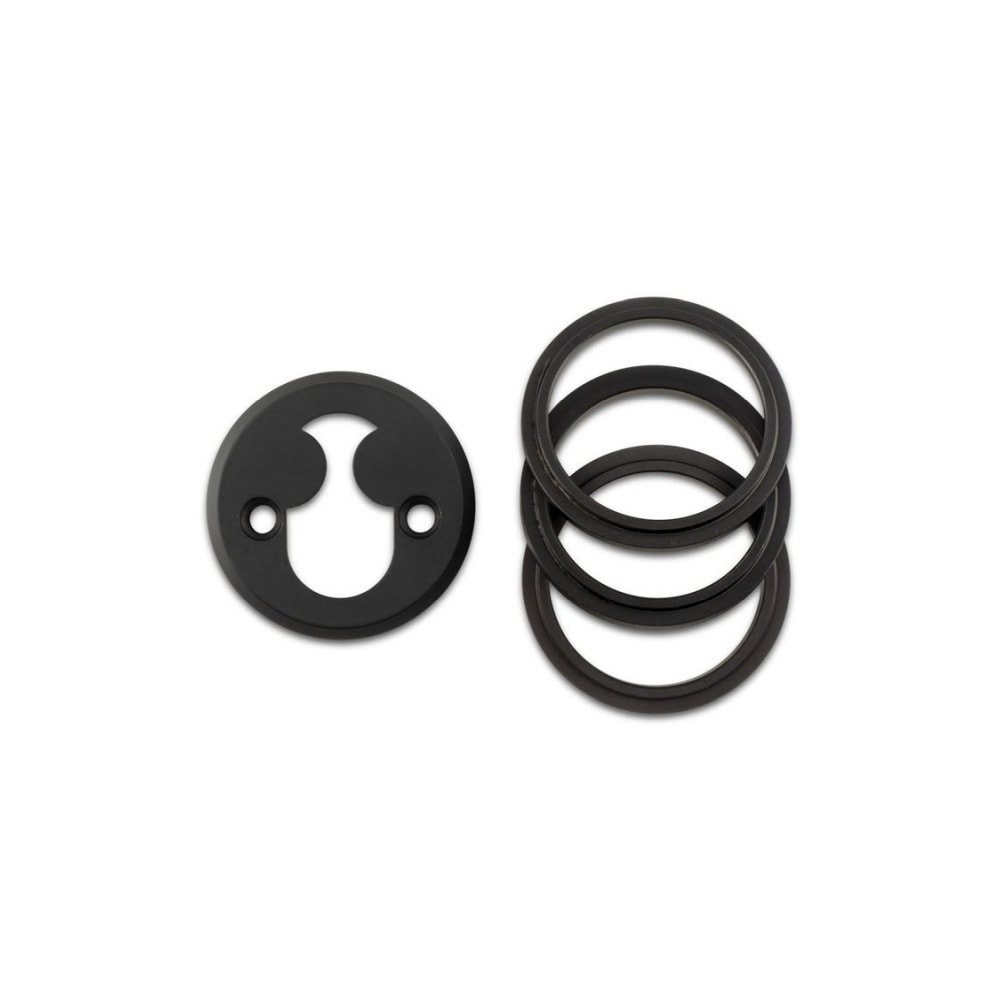 Jasa Noir Rokoko universal cylinderring i matsort oval 6 - 21 mm