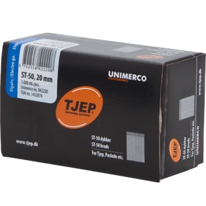 Tjep ST50 50 mm ståldykker elgalvaniseret 1.500 stk.