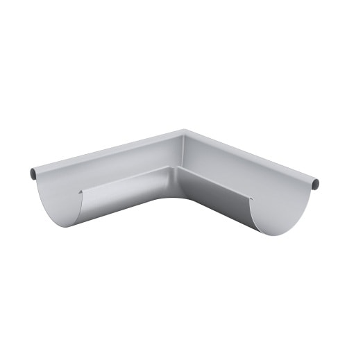 Lindab Rainline RVY90 gering udvendig 90 grader i stålmetallic 150 mm