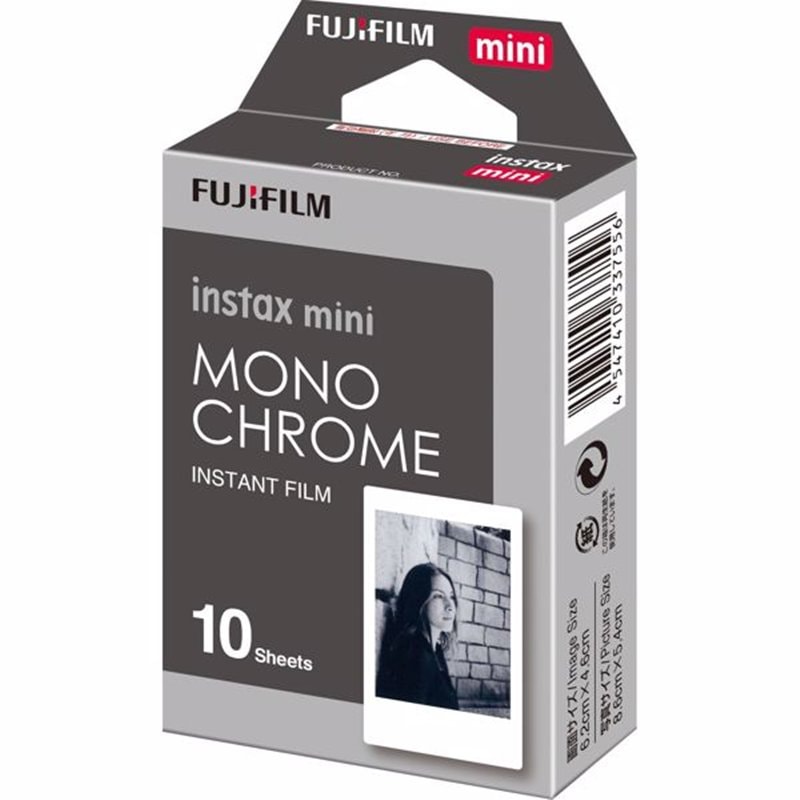 Instax Mini film monochrome 10 fotoark/printerpapir - Kamera, Hjemmeelektronik