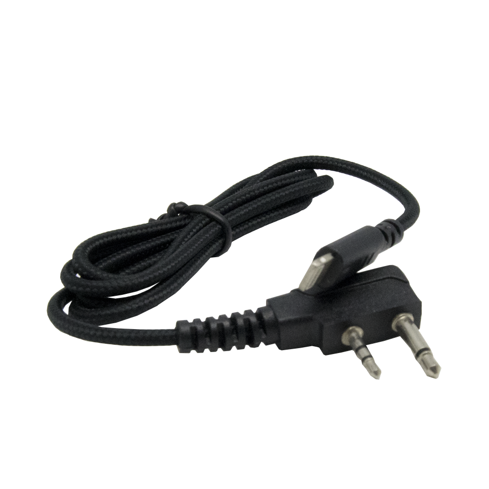 T-Coil Tilslutningskabel Vinklet m/2-benet stik