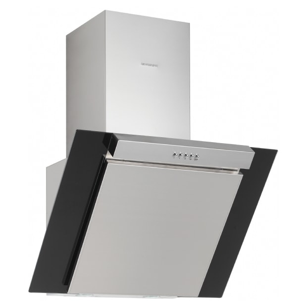 Silverline SL3283 Mensa væghængt emhætte i rustfri/sort 60/90 cm