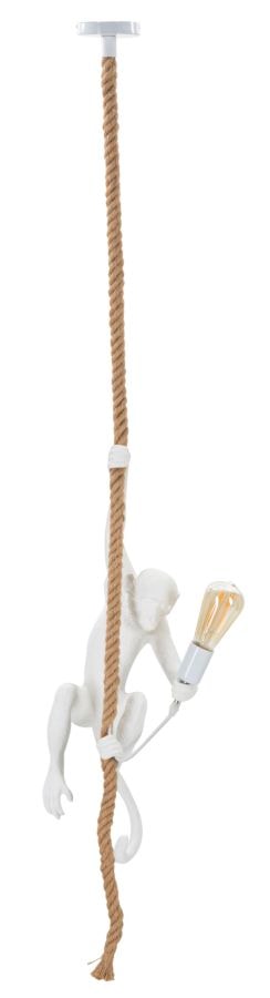 Mauro Ferretti Monkey White loftlampe Ø27 x 32 x 60 cm